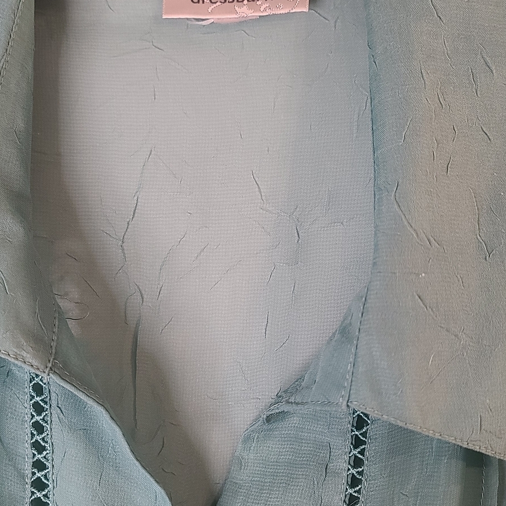 Dress Barn Light Blue Blouse - Picture 2 of 9